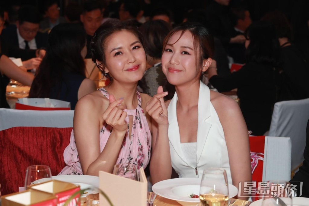 陳庭欣與何沛珈共同見證了新一屆傑出領袖的誕生。
