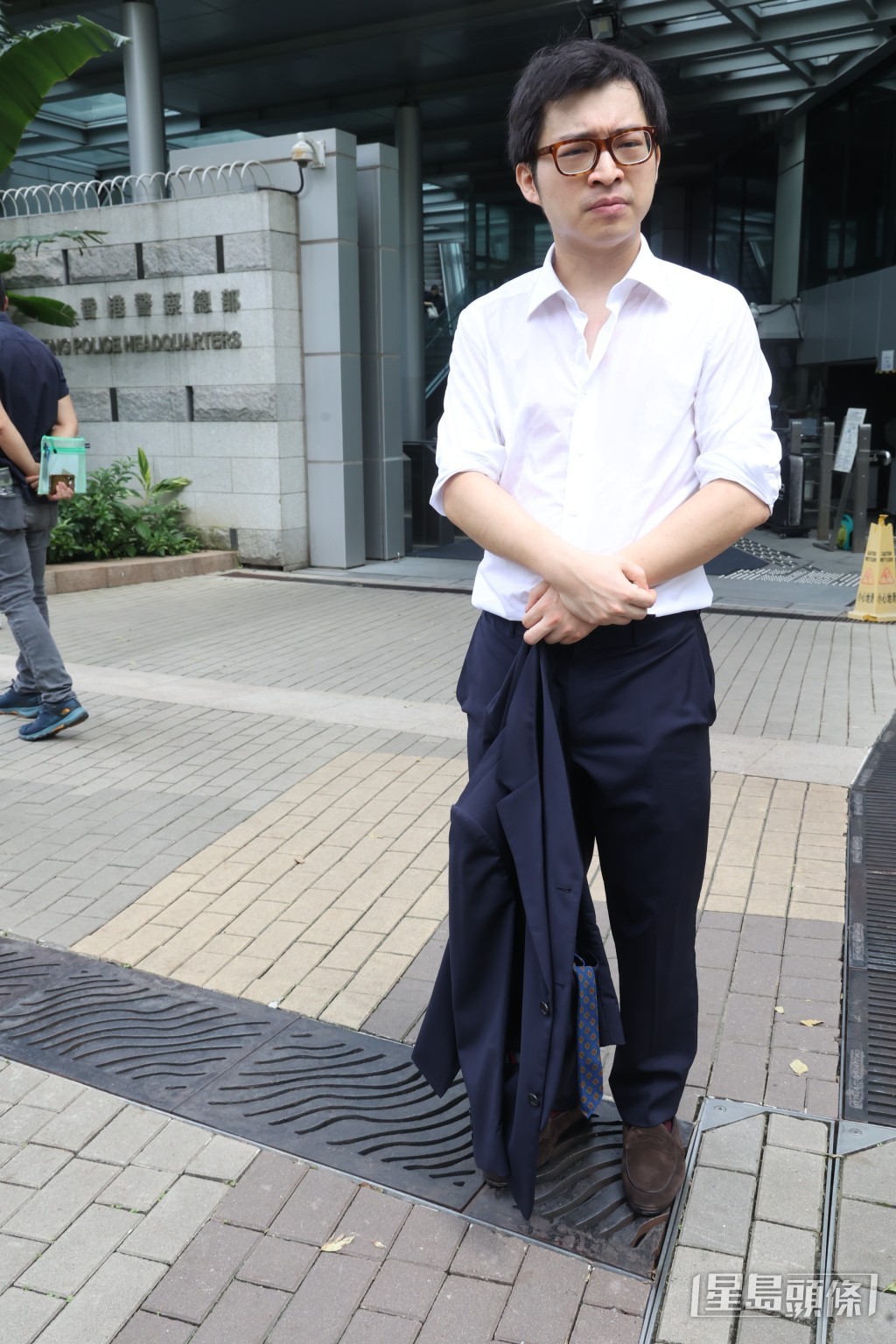 林作就JPEX事件到警署提供資料強調「無直接關係」新店月租26萬停業損失慘重