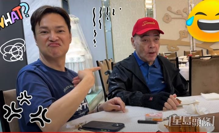 去年方俊跟張偉文共渡中秋佳節。