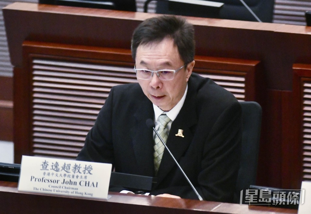 中大校董會主席查逸超。盧江球攝