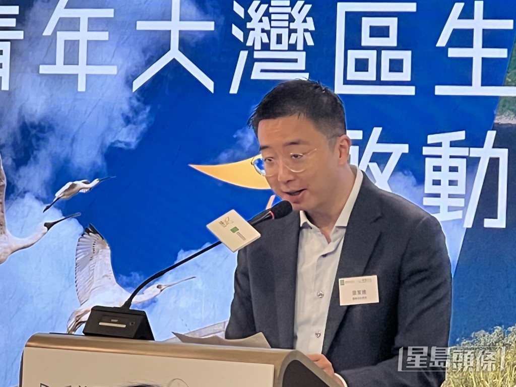 環境及生態局首席助理秘書長(自然保育)吳家進。郭詠欣攝 環境及生態局首席助理秘書長(自然保育)吳家進。郭詠欣攝