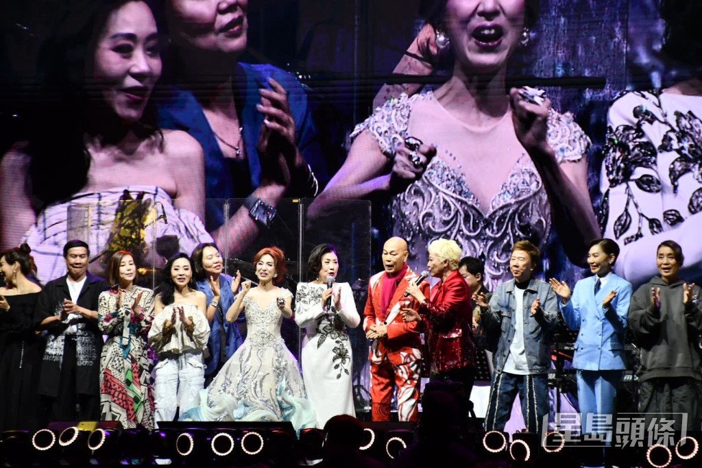 米雪演唱會星光熠熠。