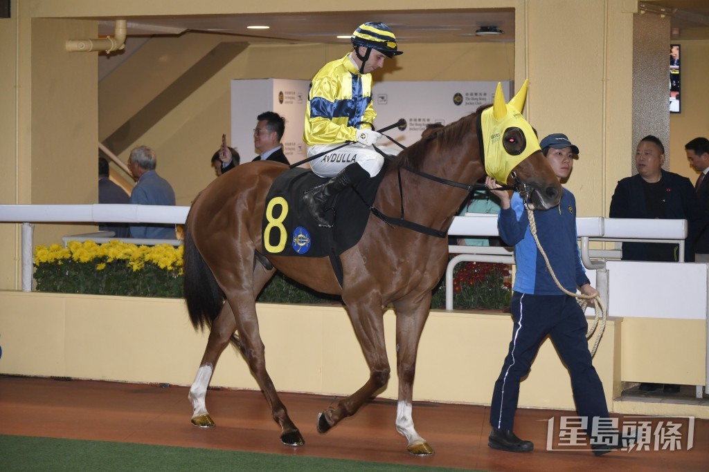 「东方魅影」上周三以马头位之差不敌「幸运传承」得亚军。