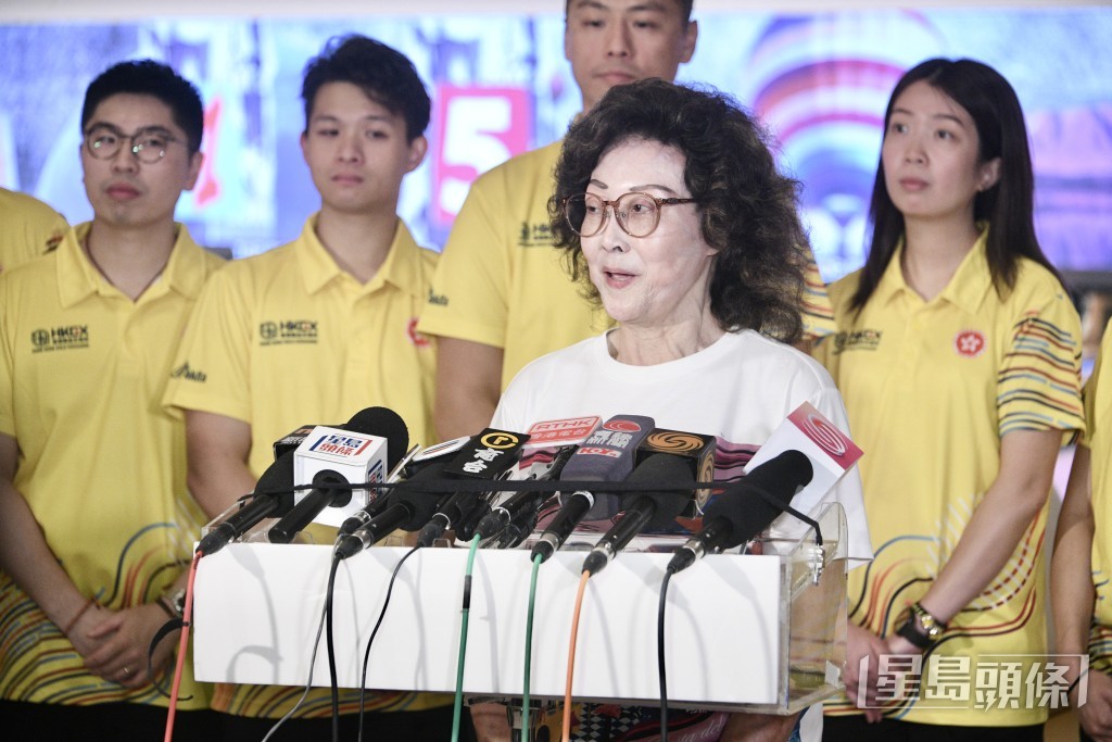 中國香港保齡球總會主席劉掌珠。