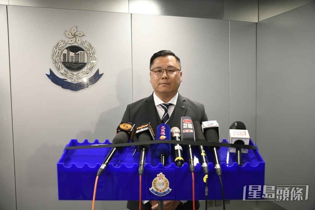 毒品調查科署理高級警司關駿軒講述案情。楊偉亨攝