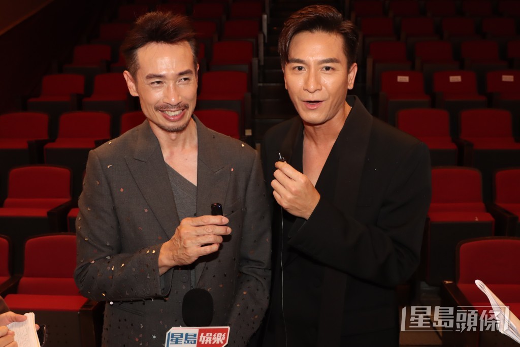 马国明笑指陈豪为TVB最赚钱艺人，不介意分享奖金。