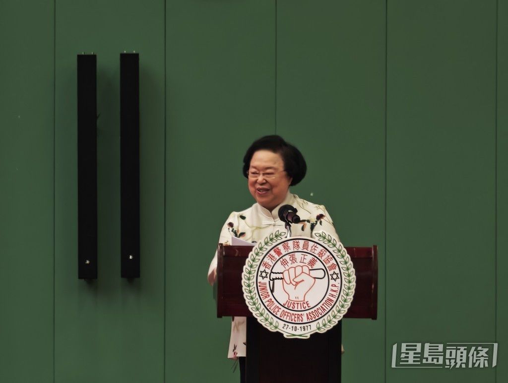 警察員佐級協會創會會長譚惠珠。