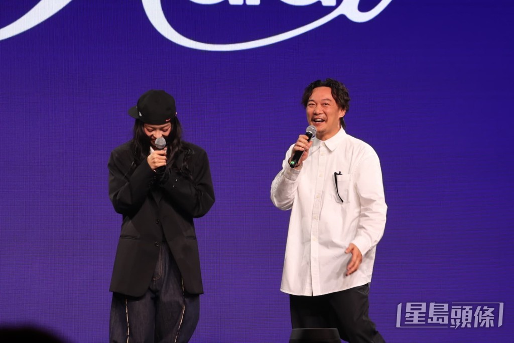 家麗哽咽感謝陳奕迅及甘菁菁信任。 家麗哽咽感謝陳奕迅及甘菁菁信任。