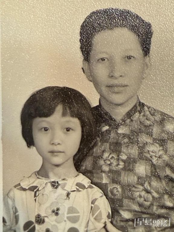 陳淑賢童年時十分瘦弱，她感激媽媽一直鼓勵支持。 受訪者提供