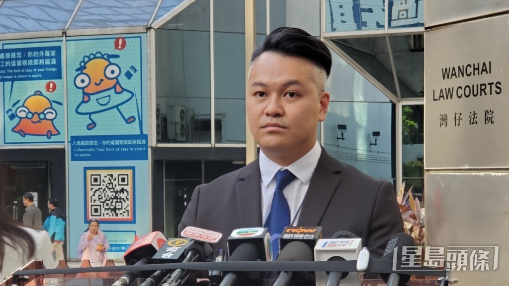 高級入境事務主任丘智華在判刑後講述案情。徐裕民攝 高級入境事務主任丘智華在判刑後講述案情。徐裕民攝