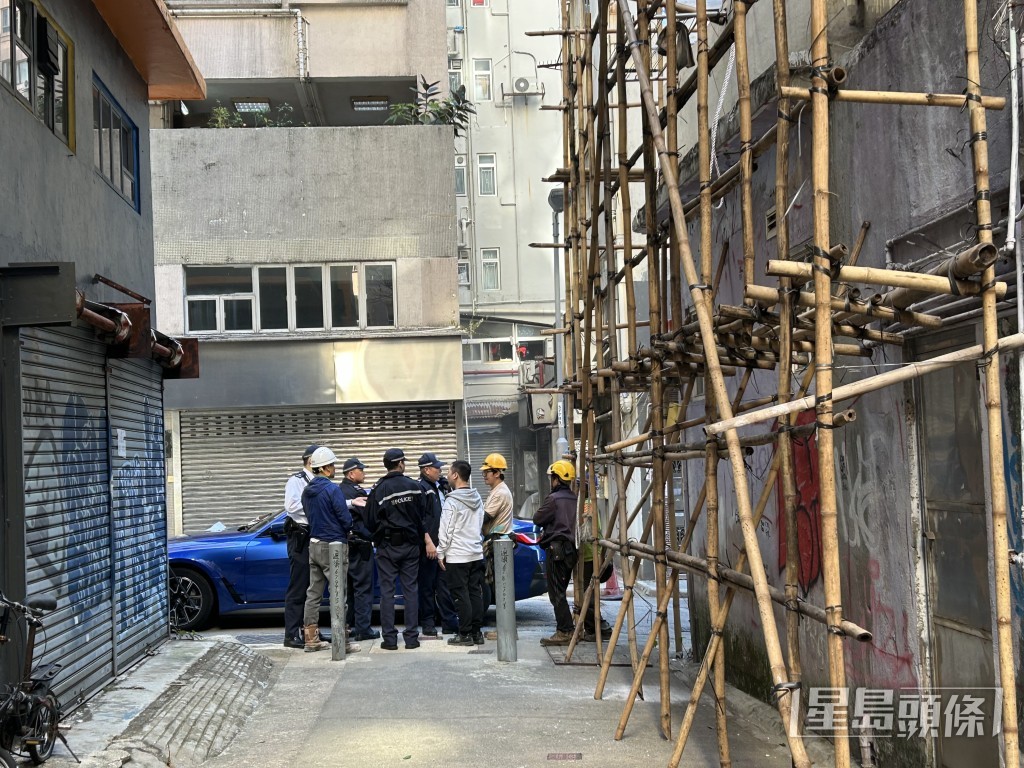 警員到場調查。