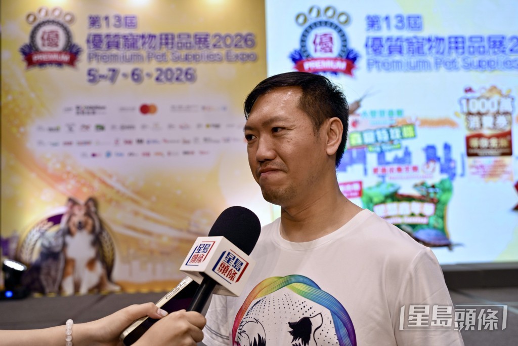 訓犬師團隊「樂趣尾巴」負責人Simon。 訓犬師團隊「樂趣尾巴」負責人Simon。