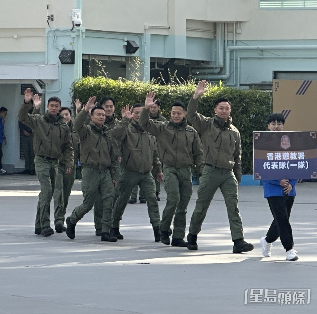 香港懲教署代表隊。梁國峰攝