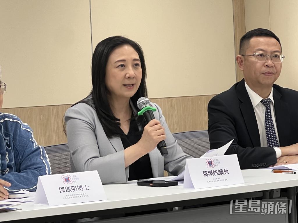 大灣區低空經濟聯盟創會會長、立法會議員葛珮帆建議成立「低空管理局」。