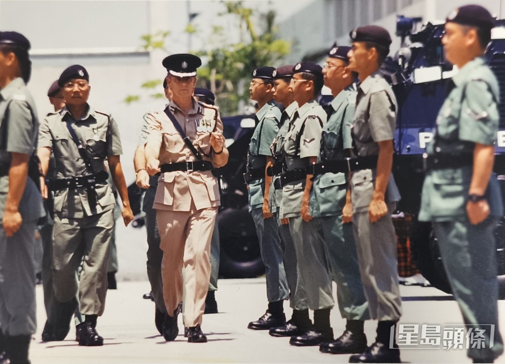 歐敏治(David Toby Emmet)服務香港警隊長達34年。星島資料室圖片 歐敏治(David Toby Emmet)服務香港警隊長達34年。星島資料室圖片