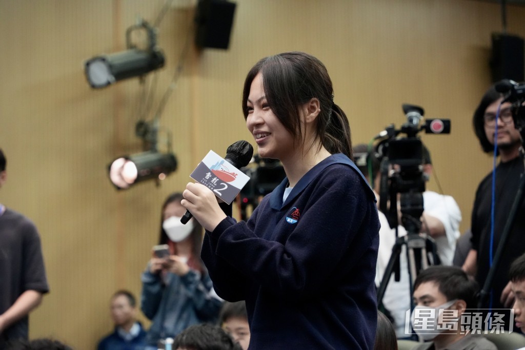 在場學生發問。劉駿軒攝