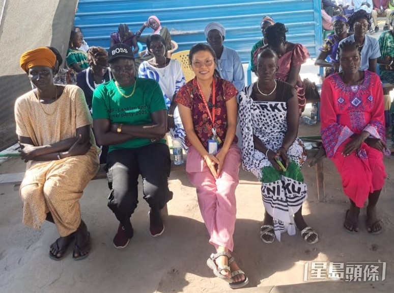 刘晓静去年底在南苏丹担任无国界医生项目统筹，为期4个月。