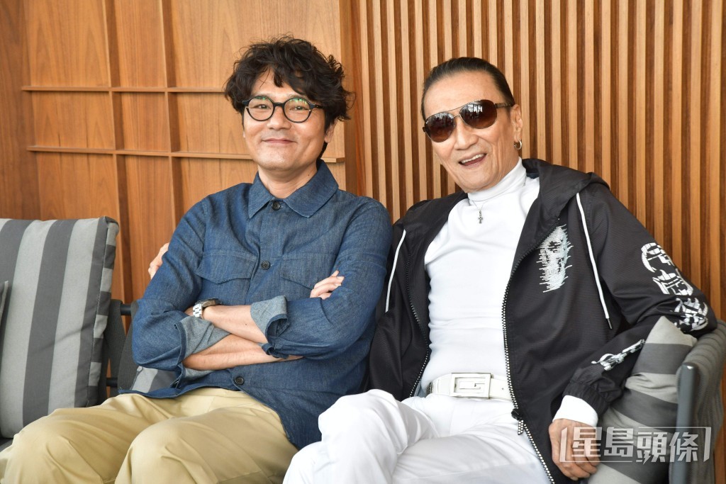 謝賢(右)就快87歲,但仍非常有型。 謝賢(右)就快87歲,但仍非常有型。