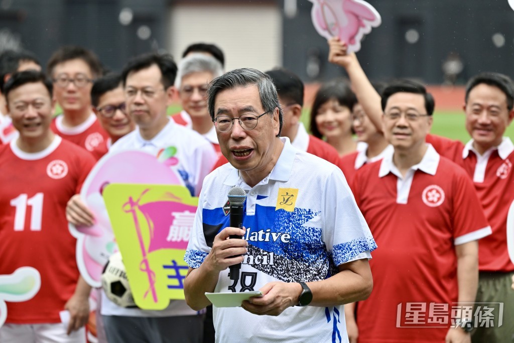 梁君彥指香港即將承辦全運會，今次比賽希望為香港「集氣」及為港隊「打氣」。