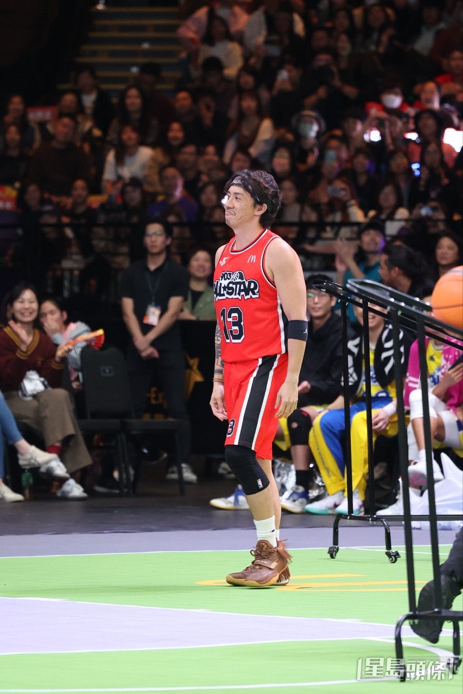 張繼聰表情趣怪,呢球入唔入? 張繼聰表情趣怪,呢球入唔入?