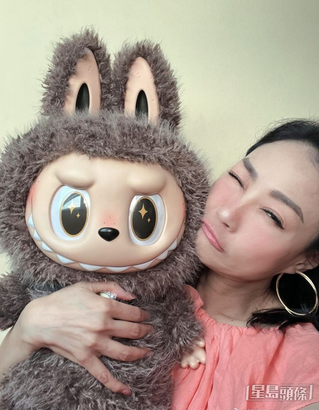 楊玉梅潮玩公仔。