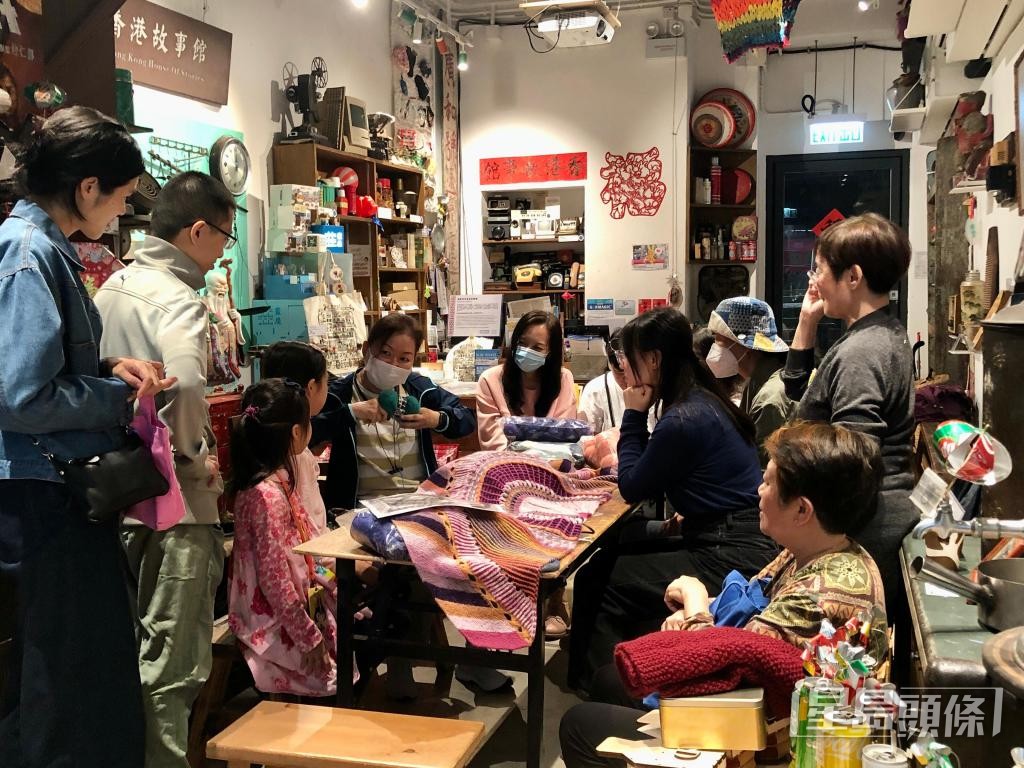首次「招織」課堂適逢清明節假期，吸引10多位街坊報名。 受訪者提供