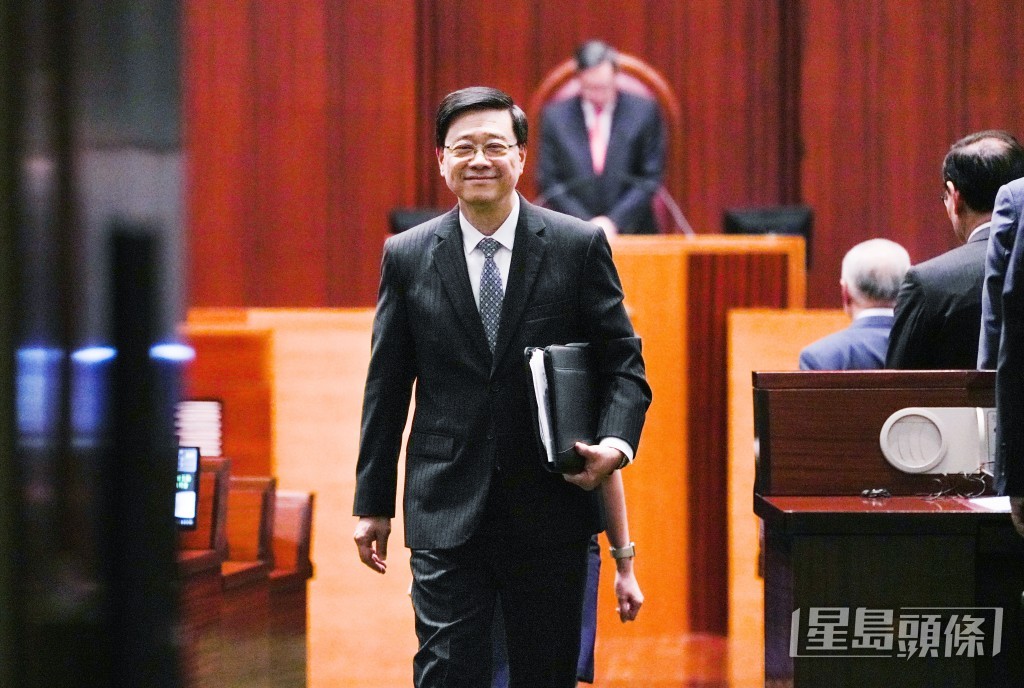 行政長官李家超。吳艷玲攝 行政長官李家超。吳艷玲攝