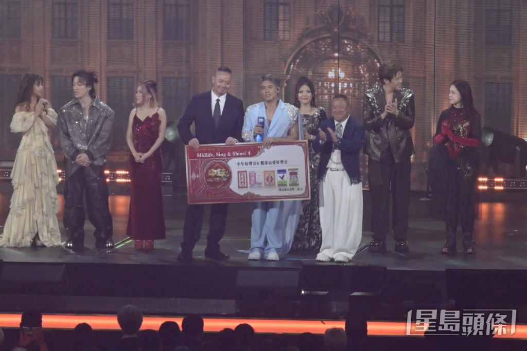 尹景順囊括「快歌MVP」及「觀眾最愛好聲音」兩大獎項。