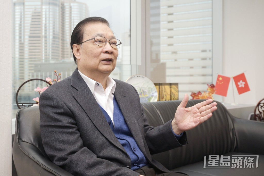 全國港澳研究會副會長譚耀宗。資料圖片