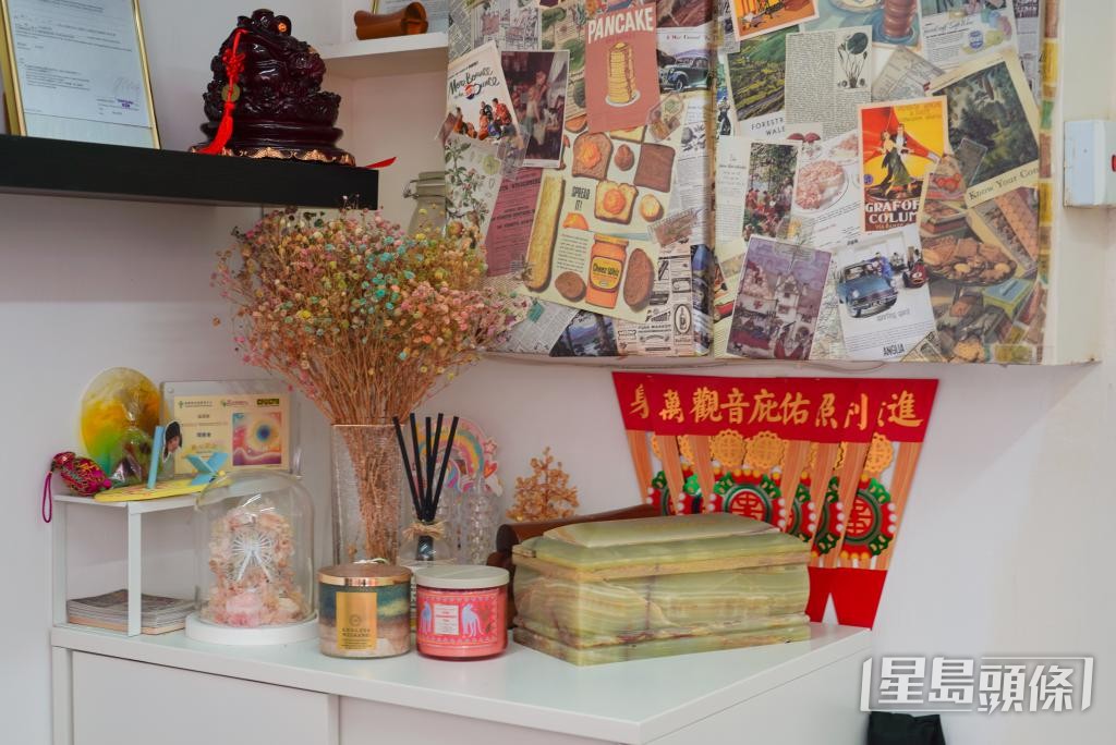 晴善舍的玄關處擺放了一個約40年歷史的玉棺。 晴善舍的玄關處擺放了一個約40年歷史的玉棺。
