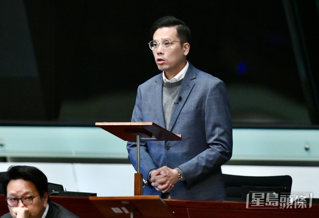 九龍西立法會議員梁文廣。資料圖片 九龍西立法會議員梁文廣。資料圖片