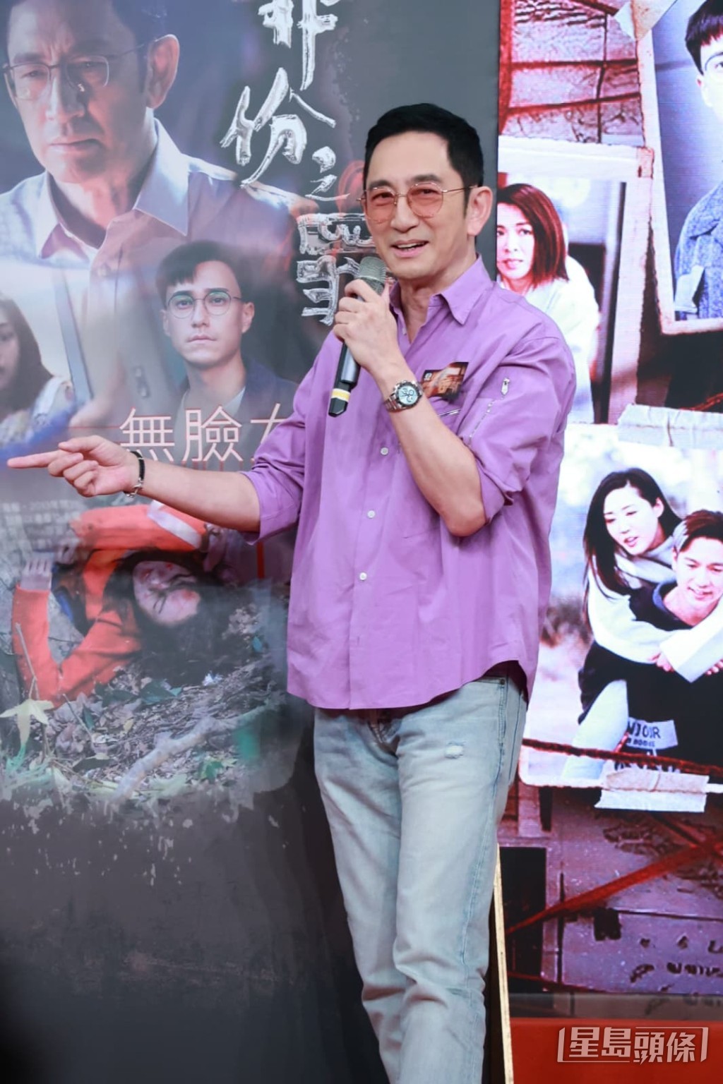 吳啟華宣傳TVB新劇《非份之罪》。