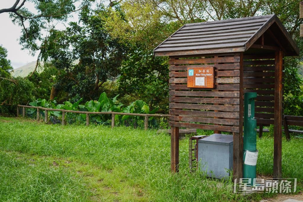 有加水站因供水泵失靈,需要維修,圖為大棠燒烤場地1號加水站。 有加水站因供水泵失靈,需要維修,圖為大棠燒烤場地1號加水站。