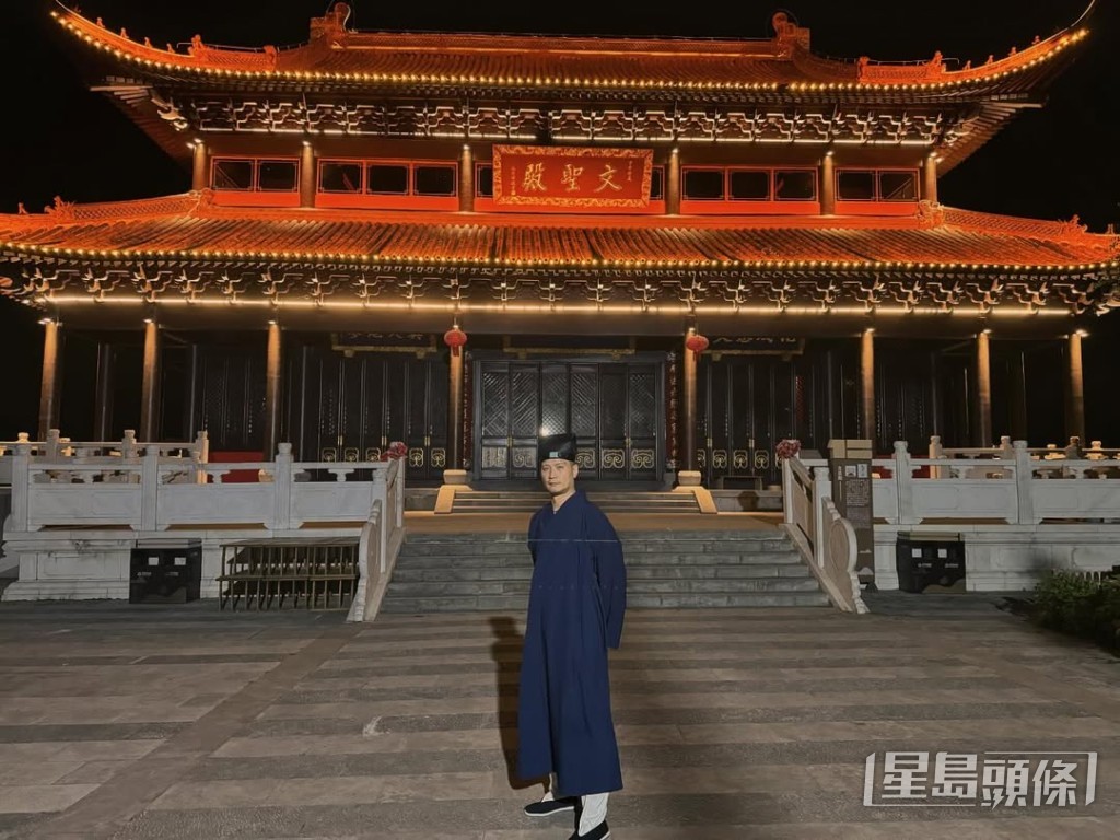 龍師傅去年到南京高淳區游子山的真武廟修道。