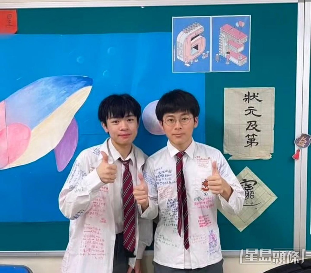 蘇文濤(右)透過親人介紹而認識翁子光,得到面試機會,靦腆的他十分切合角色性格特徵。 蘇文濤(右)透過親人介紹而認識翁子光,得到面試機會,靦腆的他十分切合角色性格特徵。