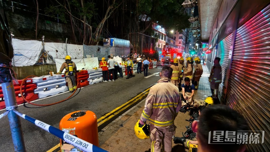 卑路乍街介乎皇后大道西與西祥街之間須全線封閉。 卑路乍街介乎皇后大道西與西祥街之間須全線封閉。