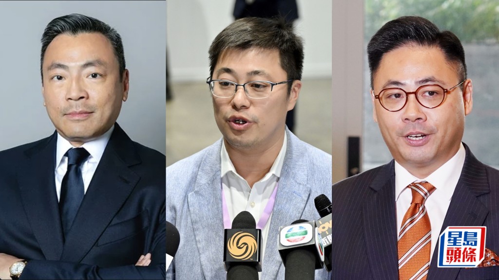 （左起）林詩棋、顏汶羽及葉傲冬。