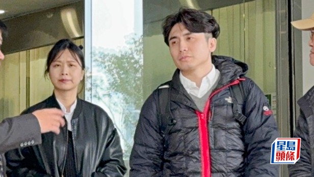 兩被告左起陳綺薇和黃俊輝。雷璟怡攝