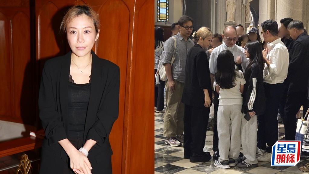吳文忻追思彌撒丨彭秀慧代閨密澄清最後冇離婚  指陳劍陵以「丈夫」身份處理後事：同兩女關係好好