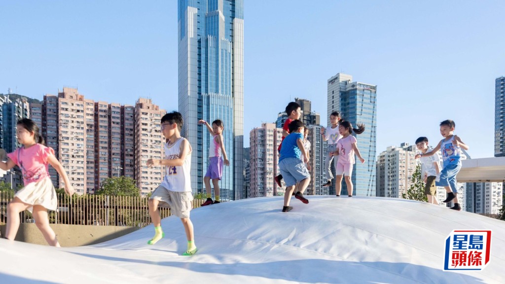 香港多個遊樂場近年引入新穎設施，擺脫舊日的「罐頭式」設計。 發展局圖片