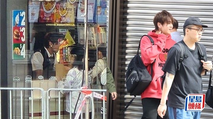 獨家丨姜濤化身快餐店職員為食客落單     一早開工好精神仲笑住收工