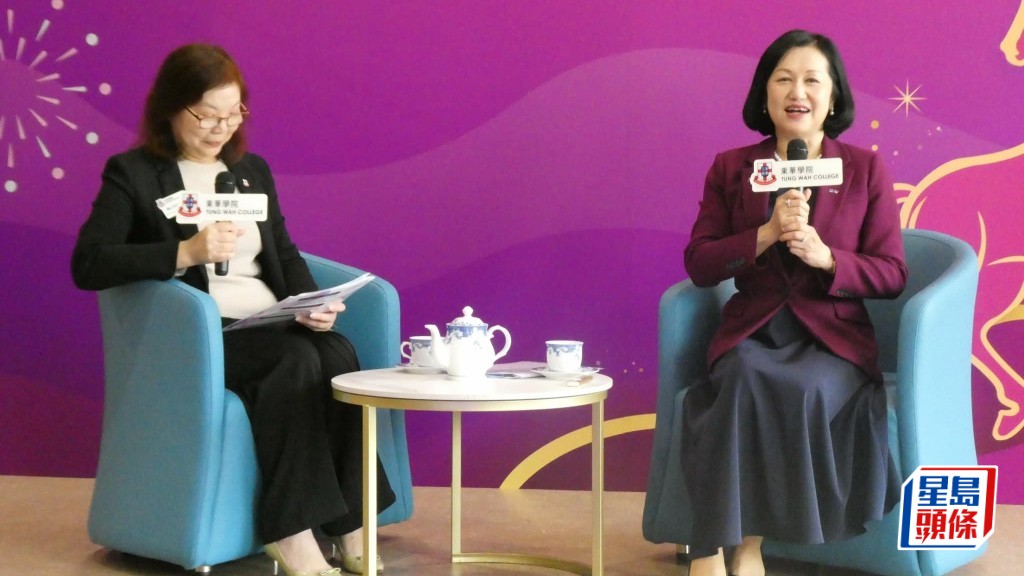 陳慧慈指去年畢業生大多順利就職，相信與本港對醫護需求仍然高企、僱主對畢業生評價正面有關。歐文瀚攝