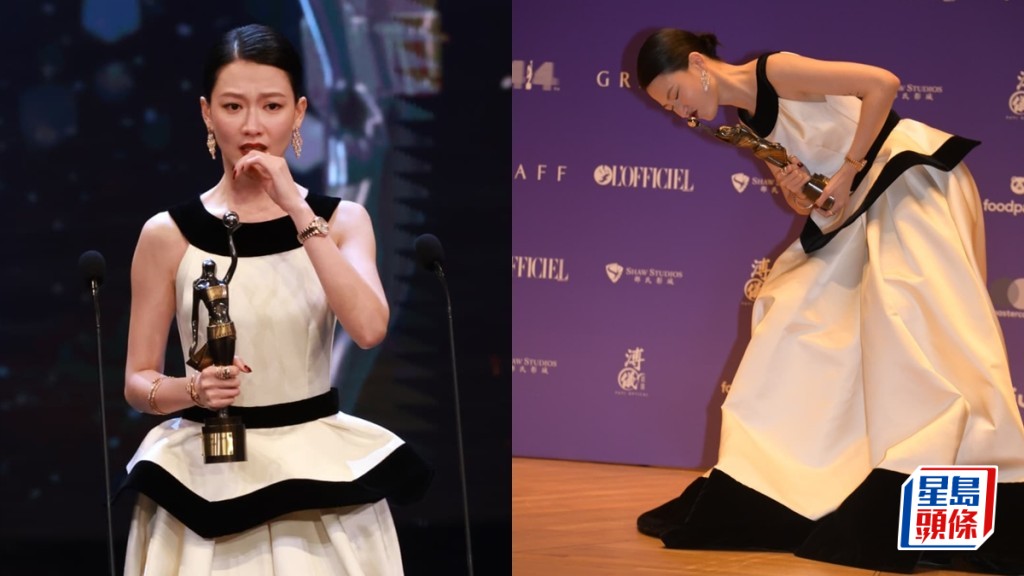 金像獎2026丨廖子妤首奪影后激動哽咽險仆倒台上  淚謝男友盧鎮業「日日陪我傾偈」