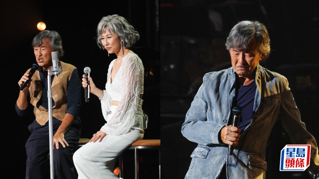 林子祥葉蒨文演唱會｜阿Lam演唱《海闊天空》台上落淚   Sally爆夫妻家中互動：20年來他在家不說話