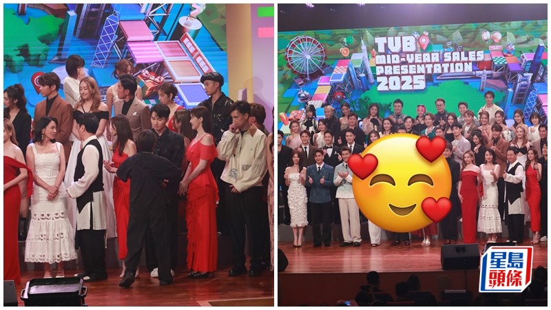 TVB年中節目巡禮2025丨合照排位曝光「最貴視帝」穩守C位 黃博張與辰劉洋企位證得寵程度