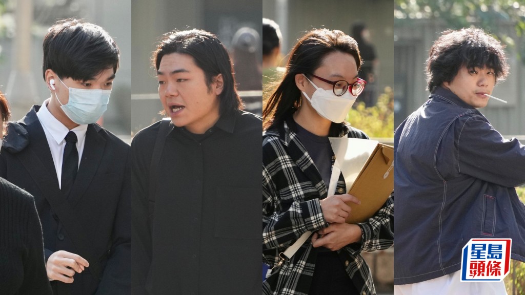 由左至右:高敬希、何兆川,許巧靜,及陳思晨。蘇正謙攝