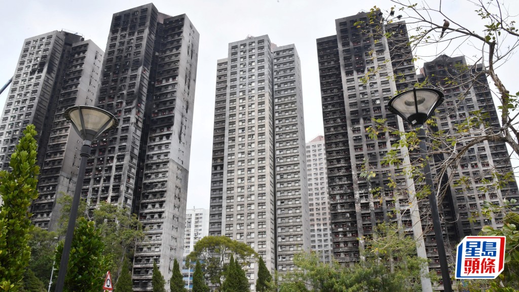 去年11月26日大埔宏福苑大火造成168人死亡，79人受傷。資料圖片