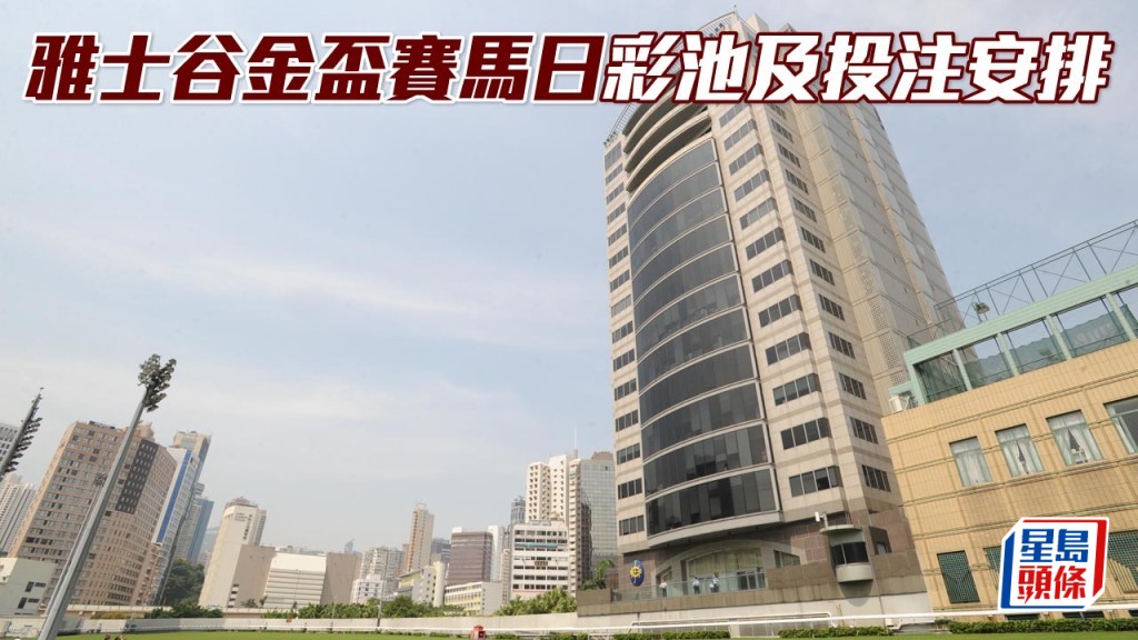 雅士谷金杯赛马日彩池及投注安排。