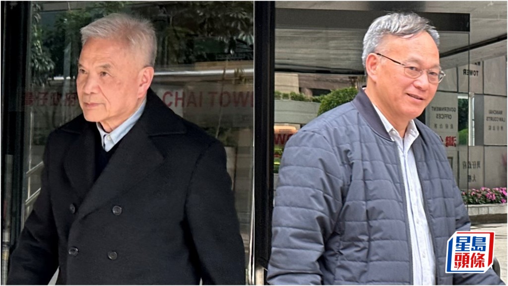 兩被告左起王光榮及程振明被裁定表證成立。黃巧兒攝
