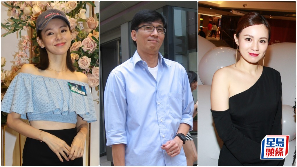 谭凯琪（左）入禀呈请金牌监制邓特希（中）与女演员吕晶晶（右）破产 。资料图片